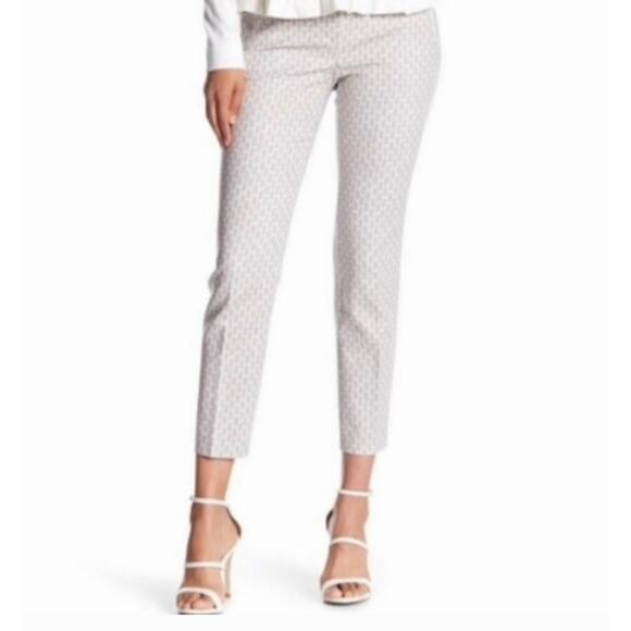 Adrianna Papell Ankle Pants Size 14 Tan Beige "Kate" Slim Fit - Picture 1 of 11